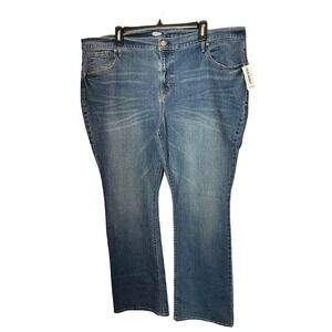 Old Navy Original Boot Cut Stretch Jeans Light Blue Women's Size 20 NWT